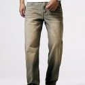 Men's Classic Design Loose Fit Distressed Jeans, Casual Street Style Denim Pants For The Four Seasons