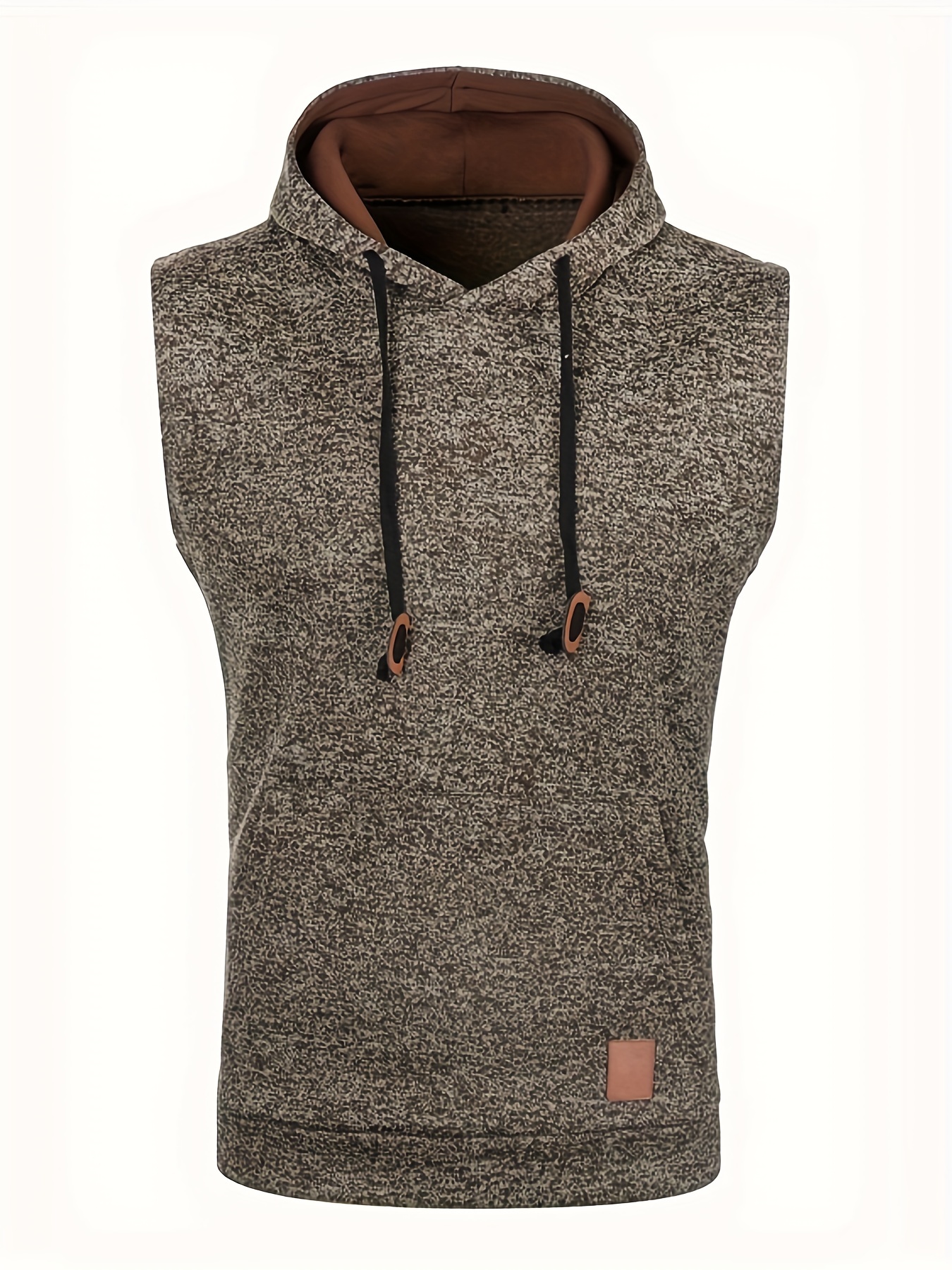 elegant hooded mid stretch vest mens casual vintage style sleeveless sweater vest for fall winter details 30