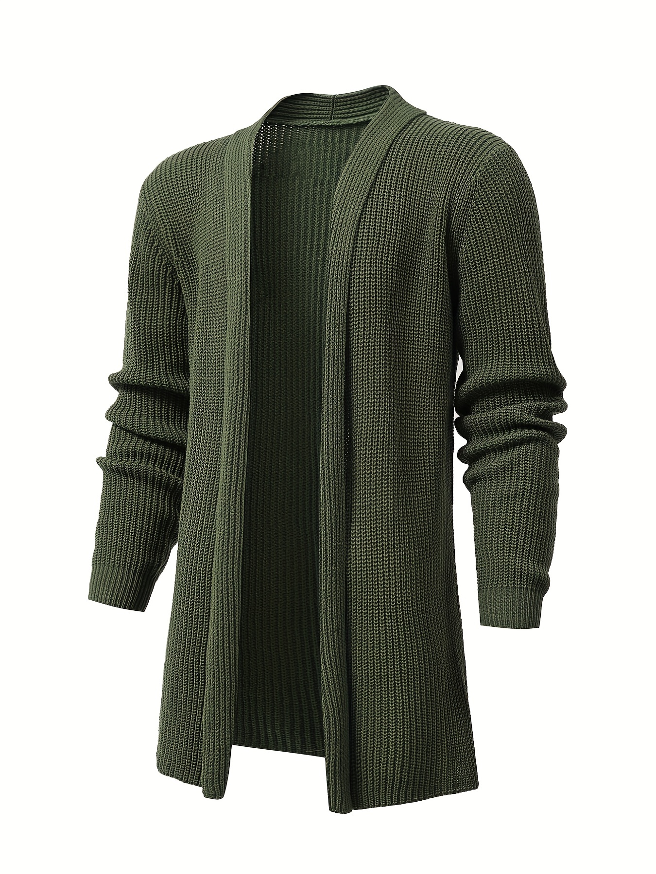 elegant slightly stretch knit cardigan coat mens casual vintage style v neck sweater cardigan for fall winter details 15