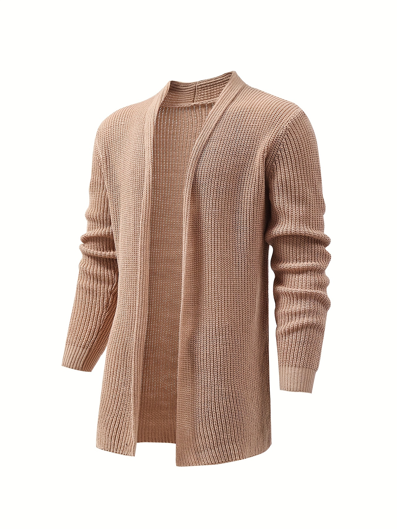 elegant slightly stretch knit cardigan coat mens casual vintage style v neck sweater cardigan for fall winter details 20