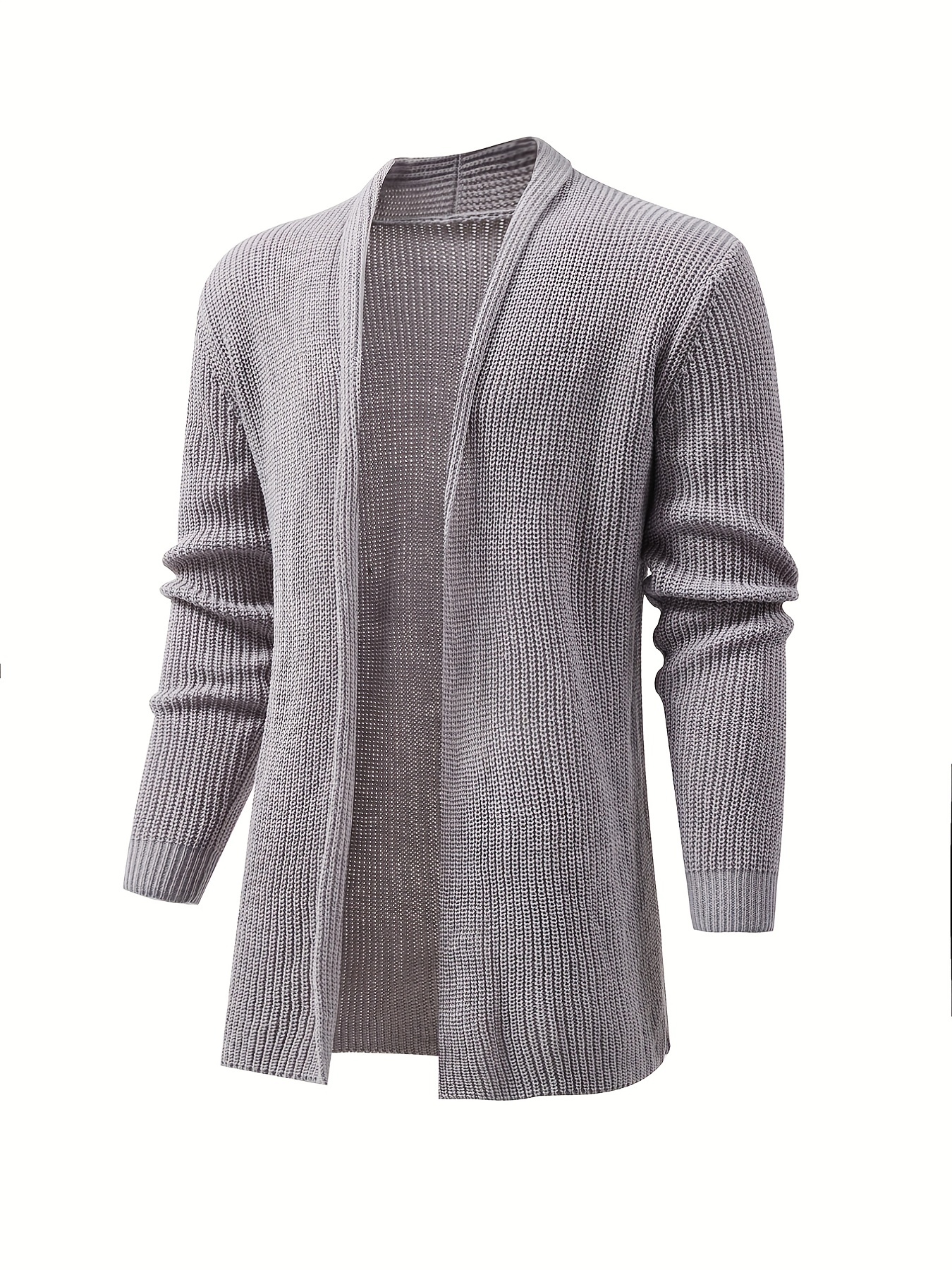 elegant slightly stretch knit cardigan coat mens casual vintage style v neck sweater cardigan for fall winter details 25