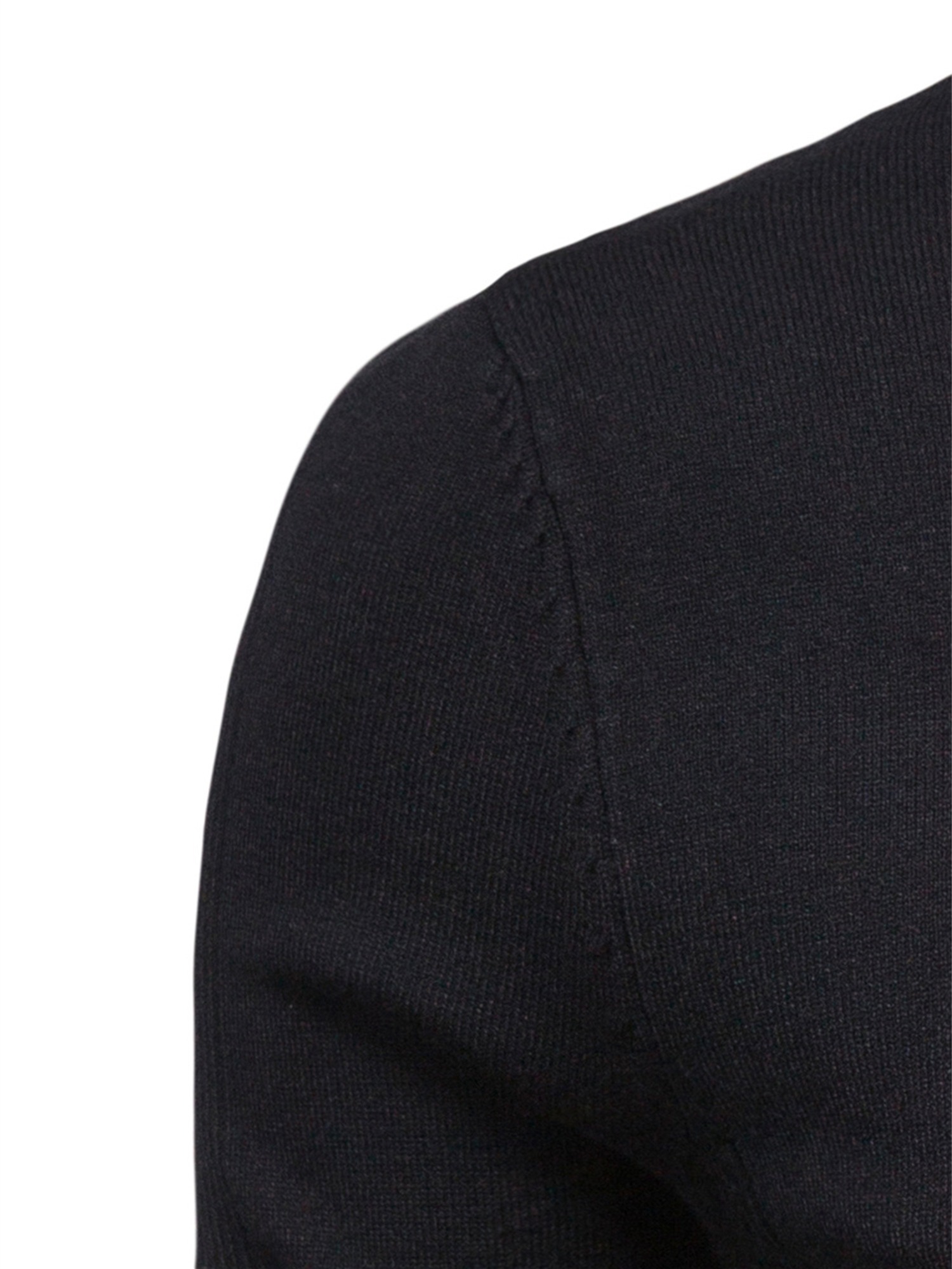 all match best sellers autumn winter pullover men solid turtleneck sweaters details 4